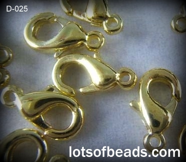 Gold lobster clasp